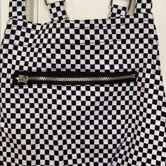Black and white checkered overalls BNWT - Picture 5 of 9